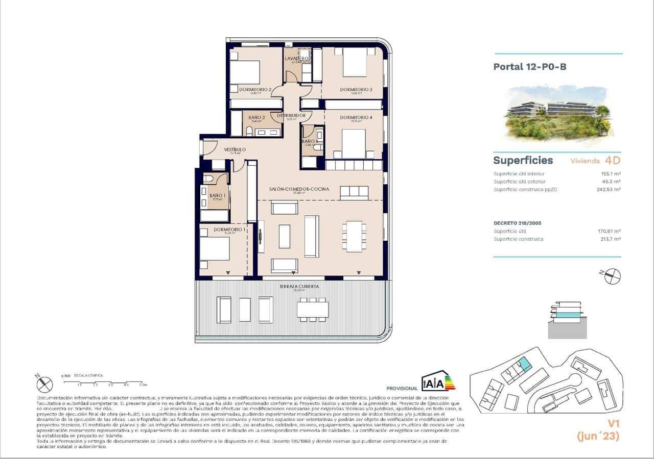 4 soveværelse Lejlighed til salg i New Golden Mile med swimmingpool - € 938.000 (Ref: 9907947)