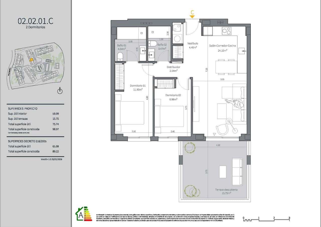 2 bedroom Apartment for sale in Mijas with pool garage - € 376,000 (Ref: 9907971)