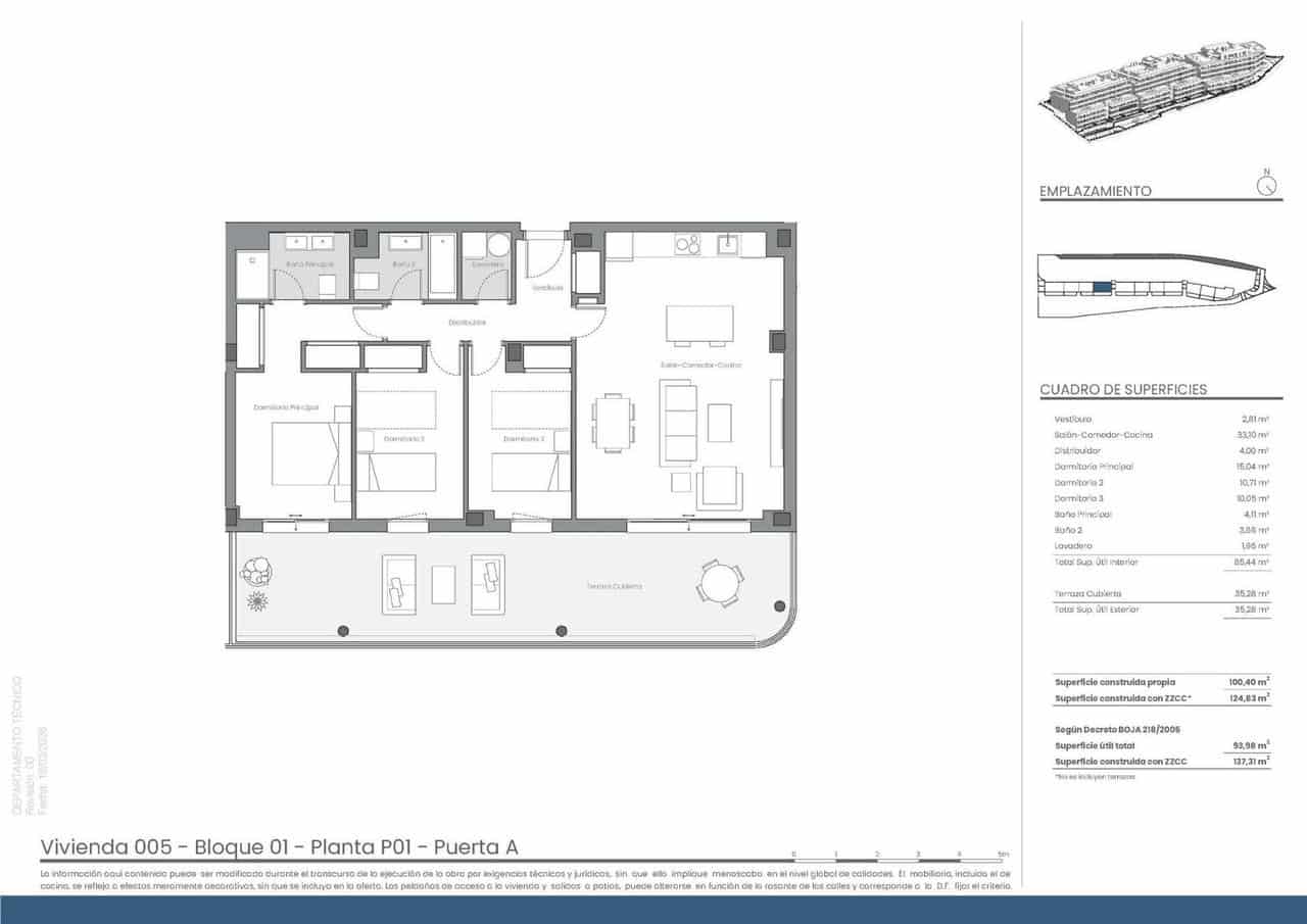 3 sovrum Lägenhet till salu i Estepona med pool - 485 000 € (Ref: 9907990)