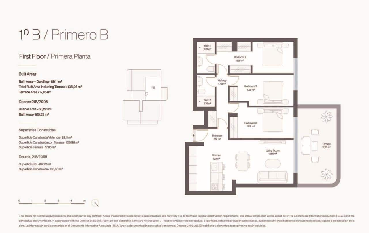 3 quarto Apartamento para venda em Estepona com piscina - 489 000 € (Ref: 9907999)