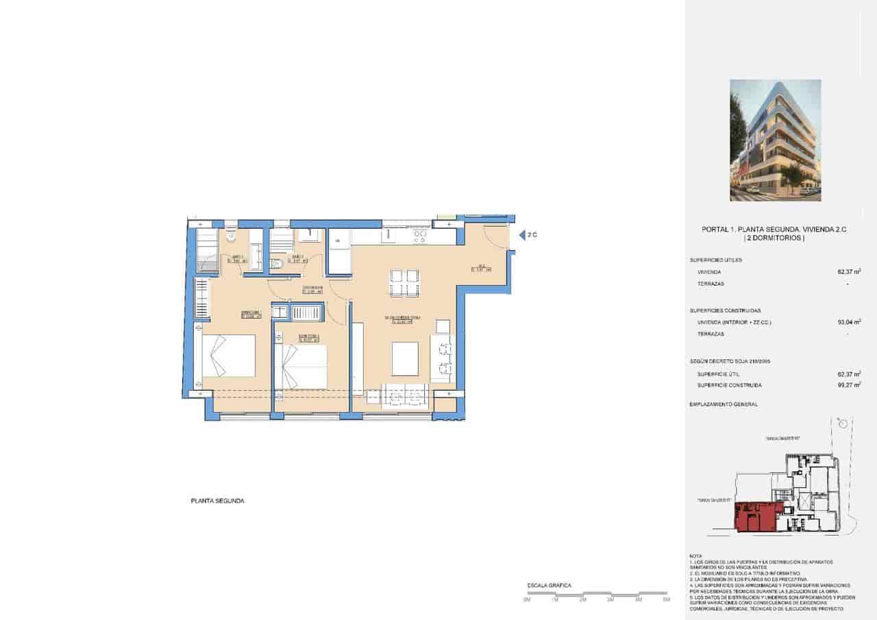 2 slaapkamer Appartement te koop in Malaga stad met zwembad - € 560.000 (Ref: 9908001)