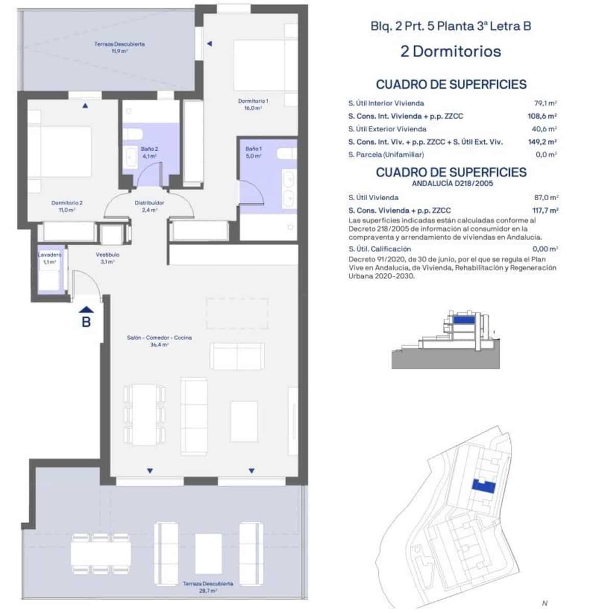 2 quarto Penthouse para venda em Cancelada com piscina garagem - 467 000 € (Ref: 9908005)