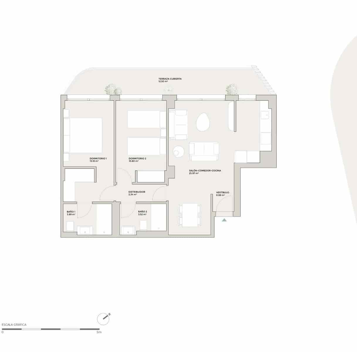 2 soveværelse Lejlighed til salg i Torremolinos med swimmingpool garage - € 455.000 (Ref: 9908015)