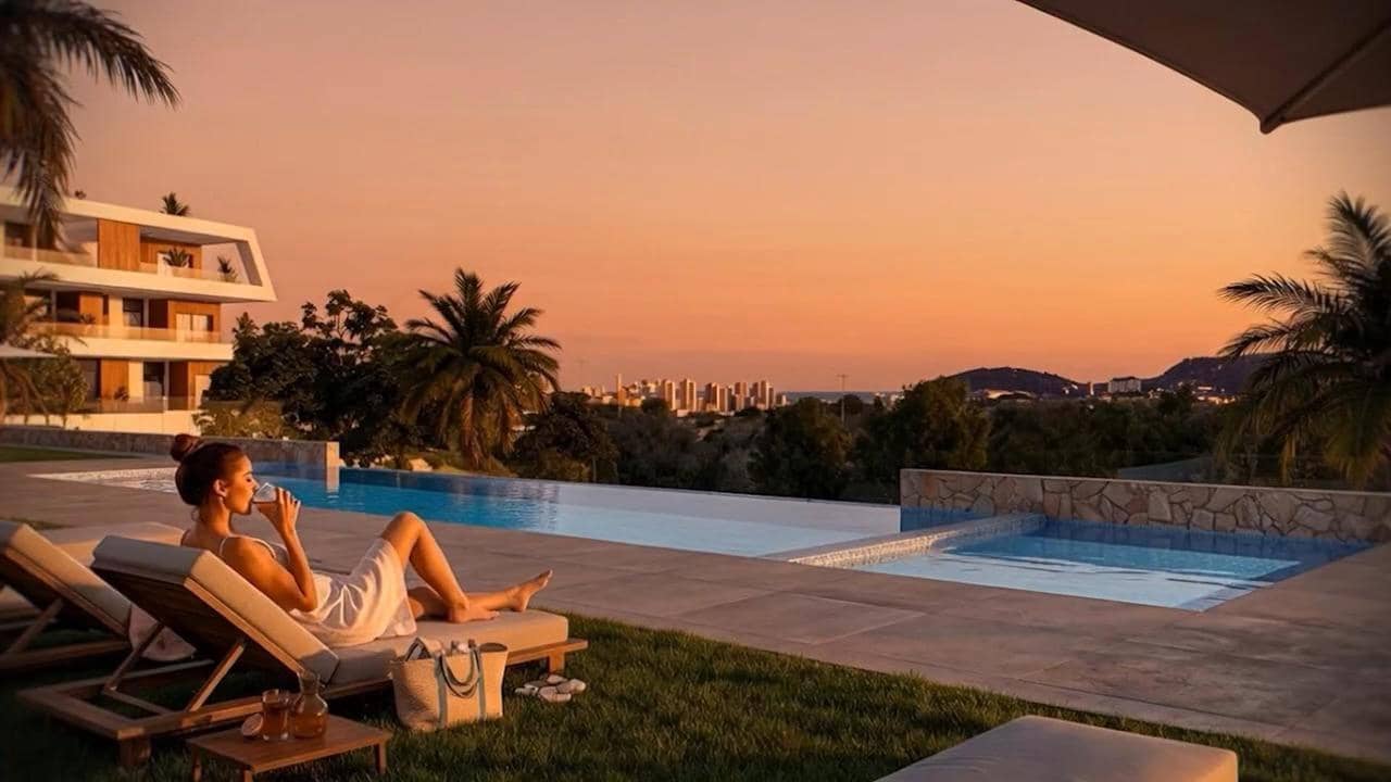 2 soveværelse Penthouse til salg i Finestrat med swimmingpool garage - € 470.000 (Ref: 9908024)