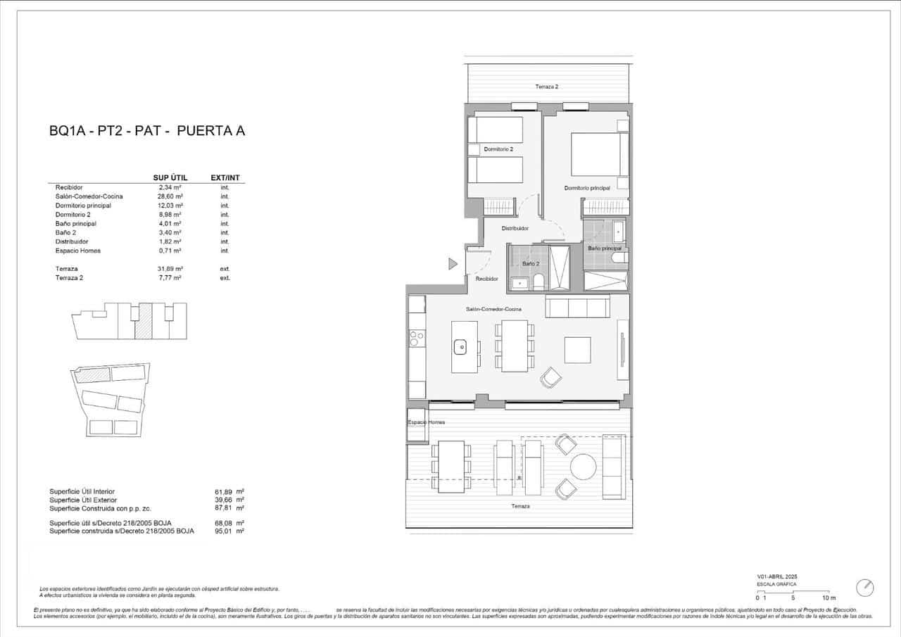 2 soveværelse Penthouse til salg i Estepona med swimmingpool - € 440.000 (Ref: 9910169)