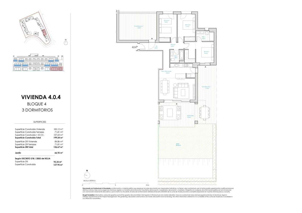 3 makuuhuone Huoneisto myytävänä paikassa Casares mukana uima-altaan - 648 000 € (Ref: 9910210)