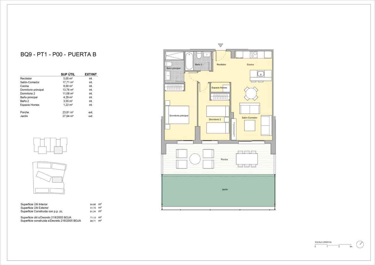 2 soveværelse Lejlighed til salg i Estepona med swimmingpool - € 332.000 (Ref: 9910245)