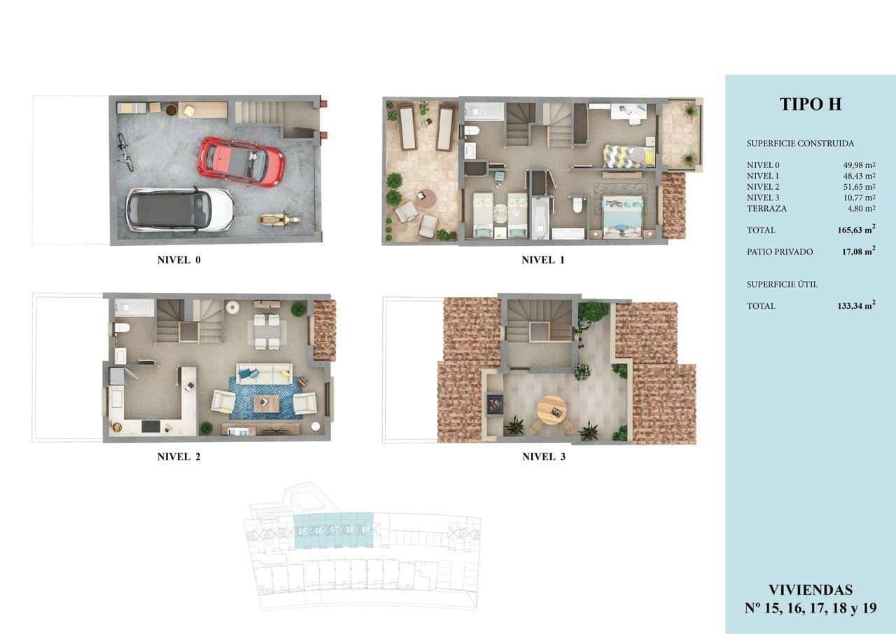 3 camera da letto Casa in vendita in Almunecar con piscina - 315.000 € (Rif: 9910248)