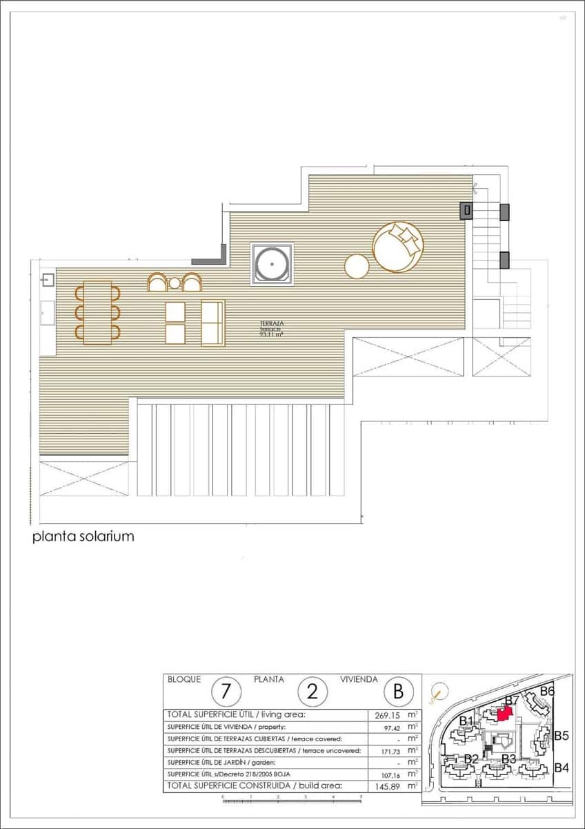 3 makuuhuone Kattohuoneisto myytävänä paikassa Estepona mukana uima-altaan - 725 000 € (Ref: 9910310)