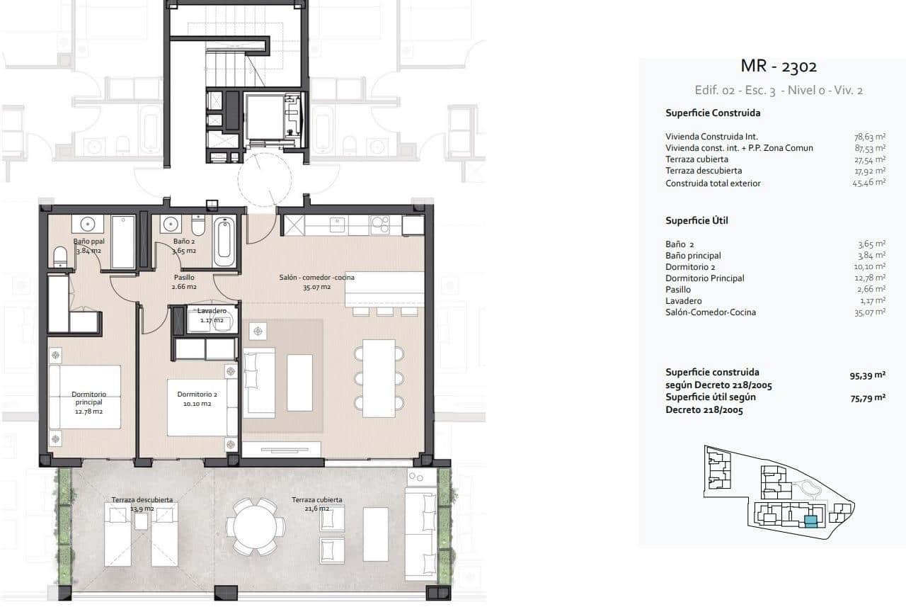 Apartamento de 2 habitaciones en Benalmádena en venta con piscina - 352.000 € (Ref: 9910346)