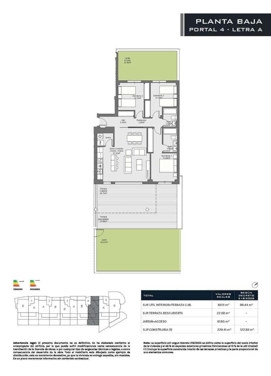 3 soverom Leilighet til salgs i Torremolinos med svømmebasseng garasje - € 695 000 (Ref: 9917813)