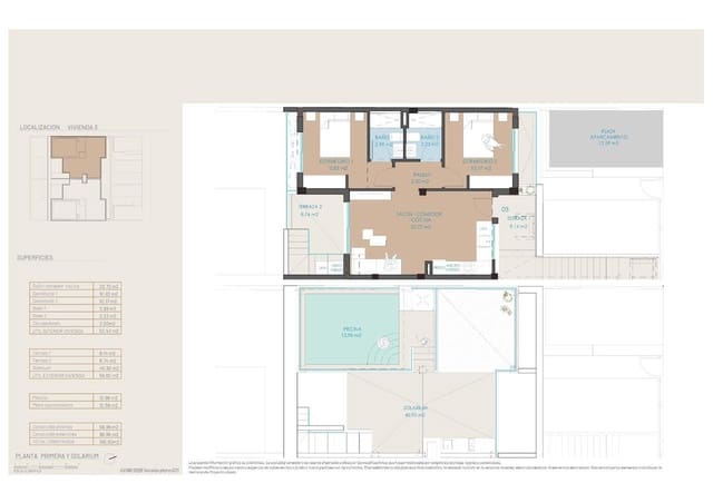 2 soverom Bungalow til salgs i San Pedro del Pinatar ciudad, San Pedro del Pinatar med svømmebasseng - € 309 900 (Ref: 9928902)