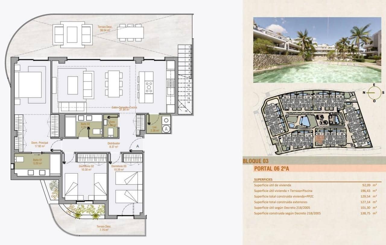 3 Zimmer Penthouse zu verkaufen in Estepona mit Pool Garage - 890.000 € (Ref: 9937608)