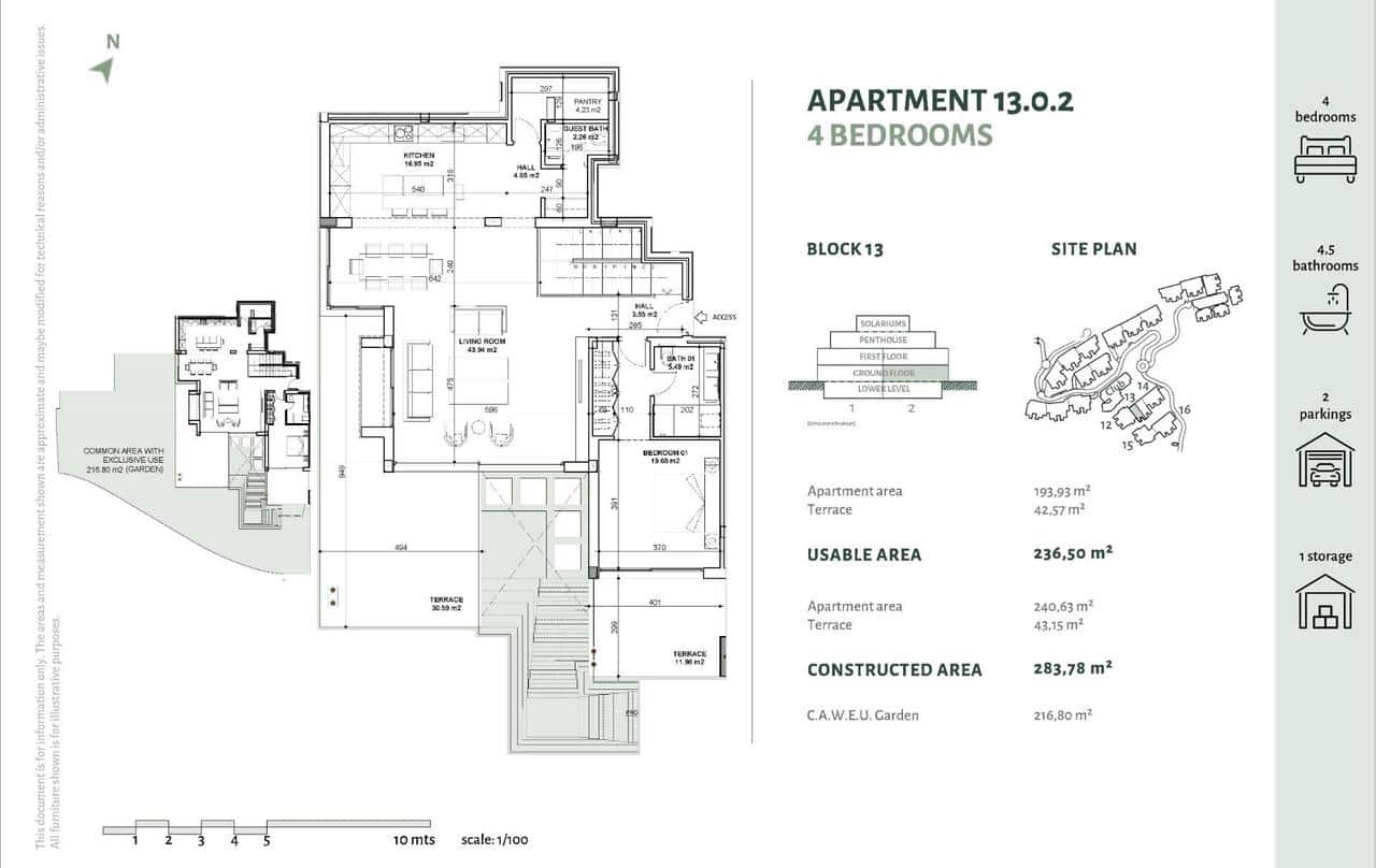 4 sypialnia Apartament na sprzedaż w Benahavis z basenem - 1 050 000 € (Ref: 9937629)