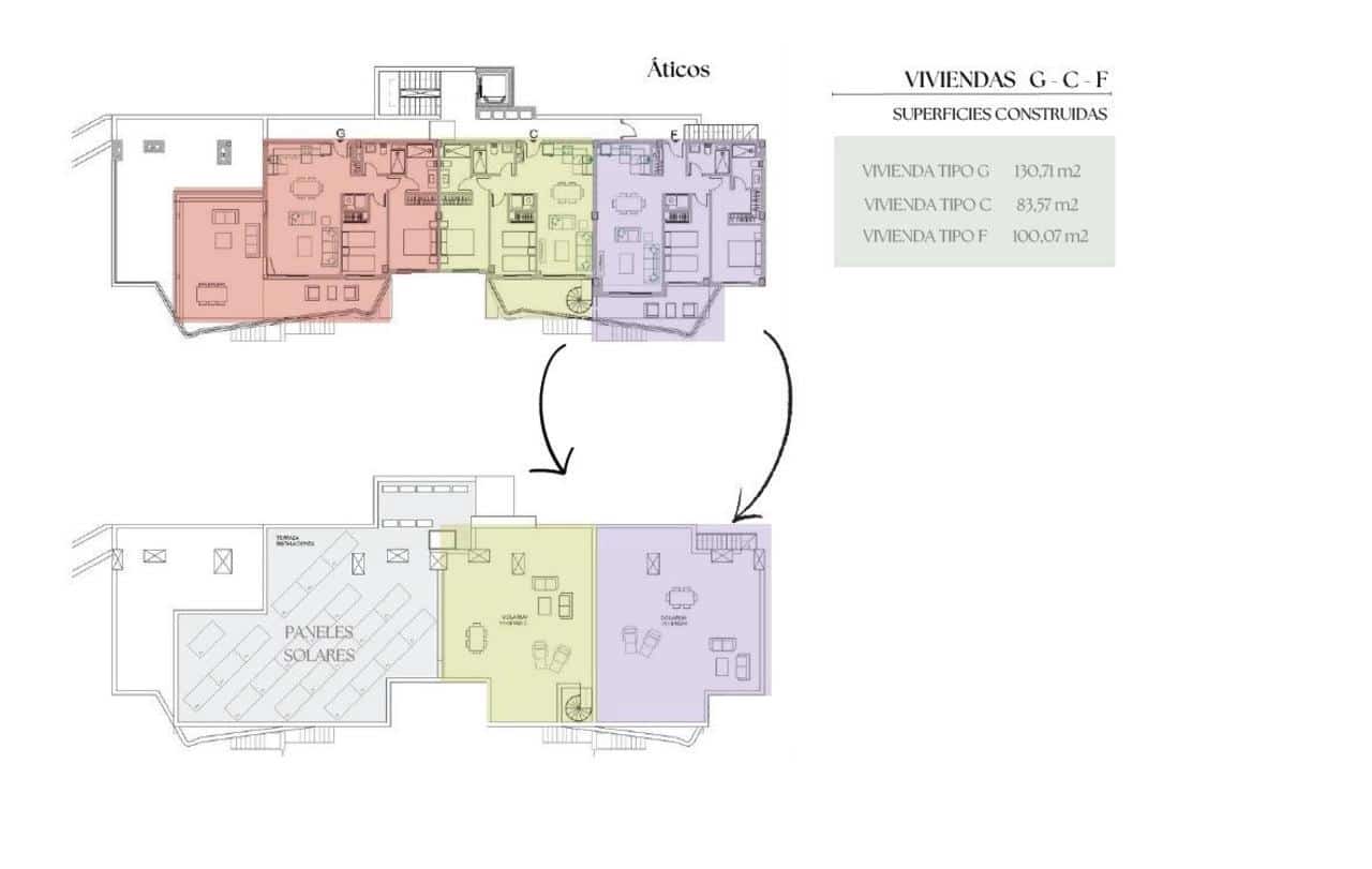 2 soverom Penthouse til salgs i Fuengirola med svømmebasseng - € 363 000 (Ref: 9943391)