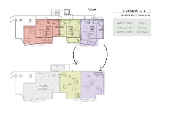 2 soverom Penthouse til salgs i Centro ciudad, Fuengirola med svømmebasseng - € 363 000 (Ref: 9943391)