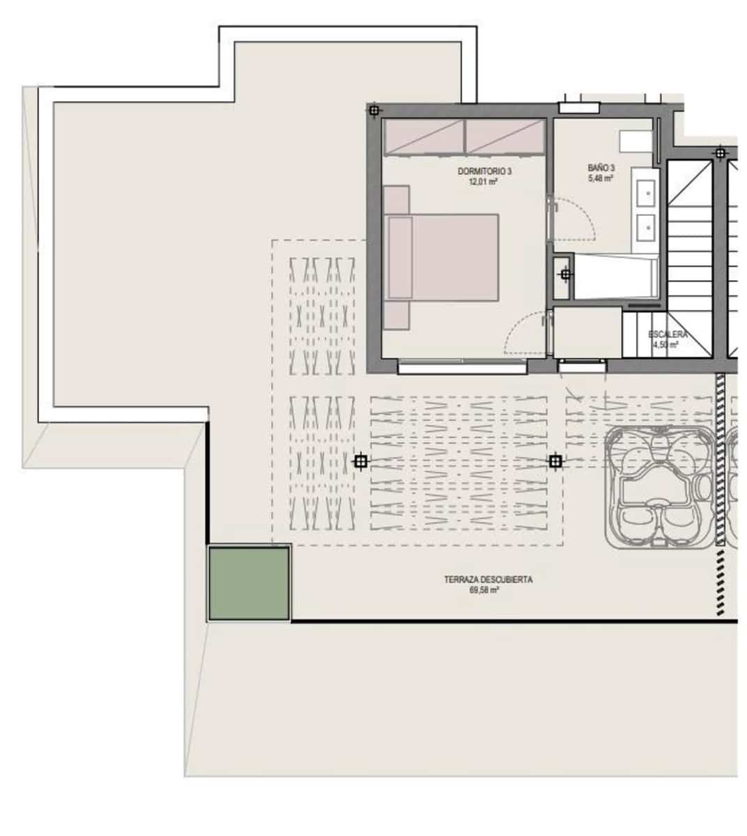 3 Zimmer Penthouse zu verkaufen in Cancelada mit Pool - 999.000 € (Ref: 9947375)