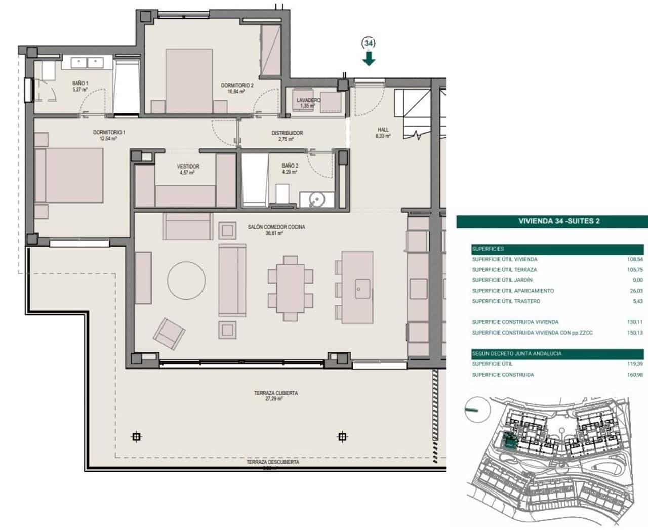 3 Zimmer Penthouse zu verkaufen in Cancelada mit Pool - 999.000 € (Ref: 9947375)