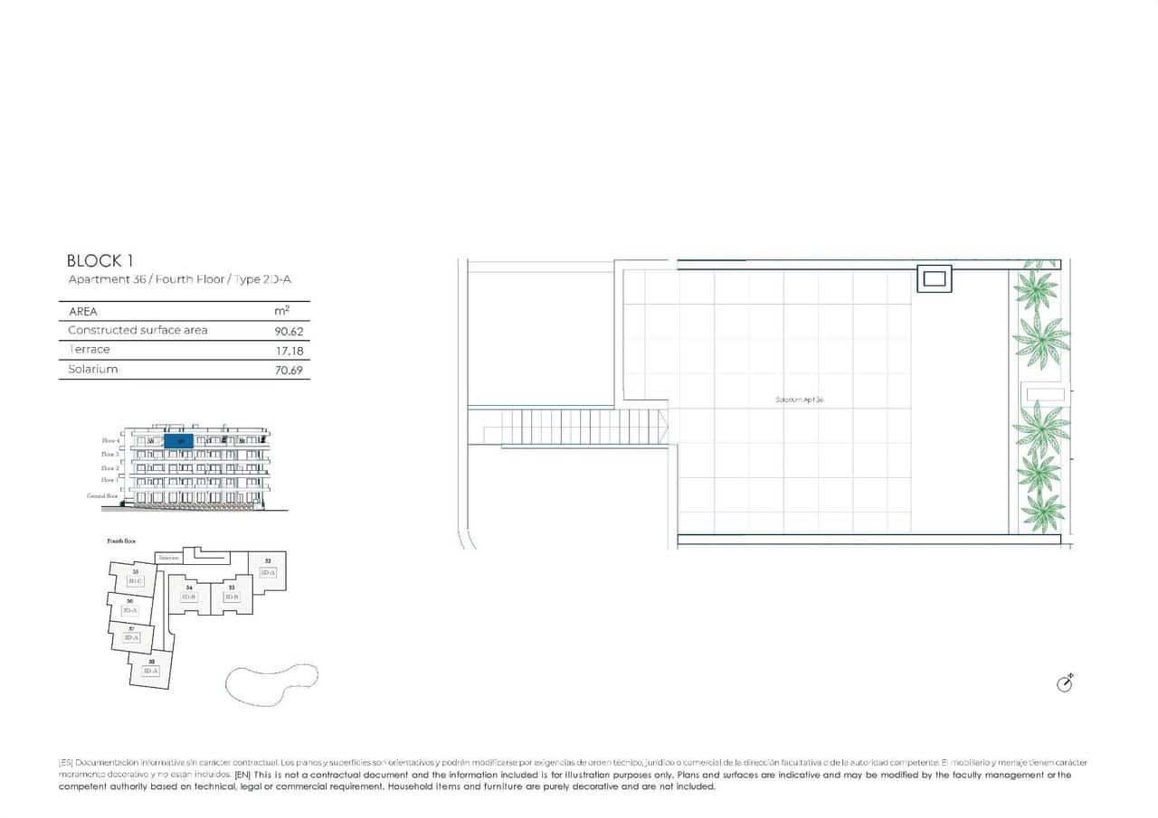 2 soverom Penthouse til salgs i El Valle Golf Resort med svømmebasseng - € 410 000 (Ref: 9949315)