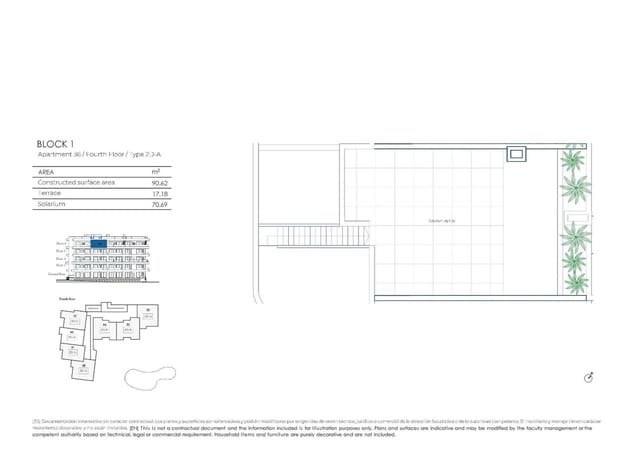2 soveværelse Penthouse til salg i El Valle Golf Resort, Murcia by med swimmingpool - € 410.000 (Ref: 9949315)