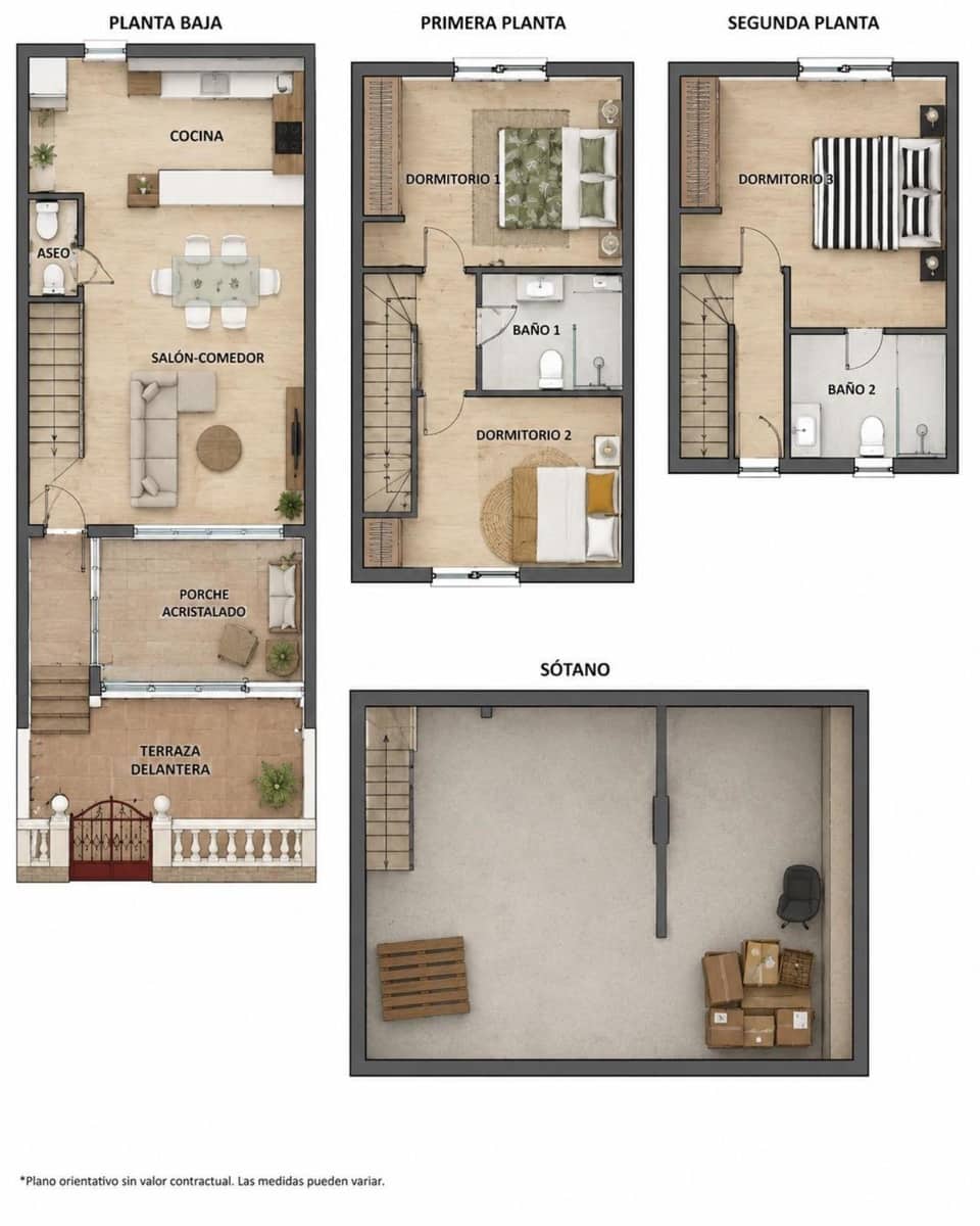 3 bedroom Villa for sale in Orihuela Costa with pool - € 283,000 (Ref: 9953827)