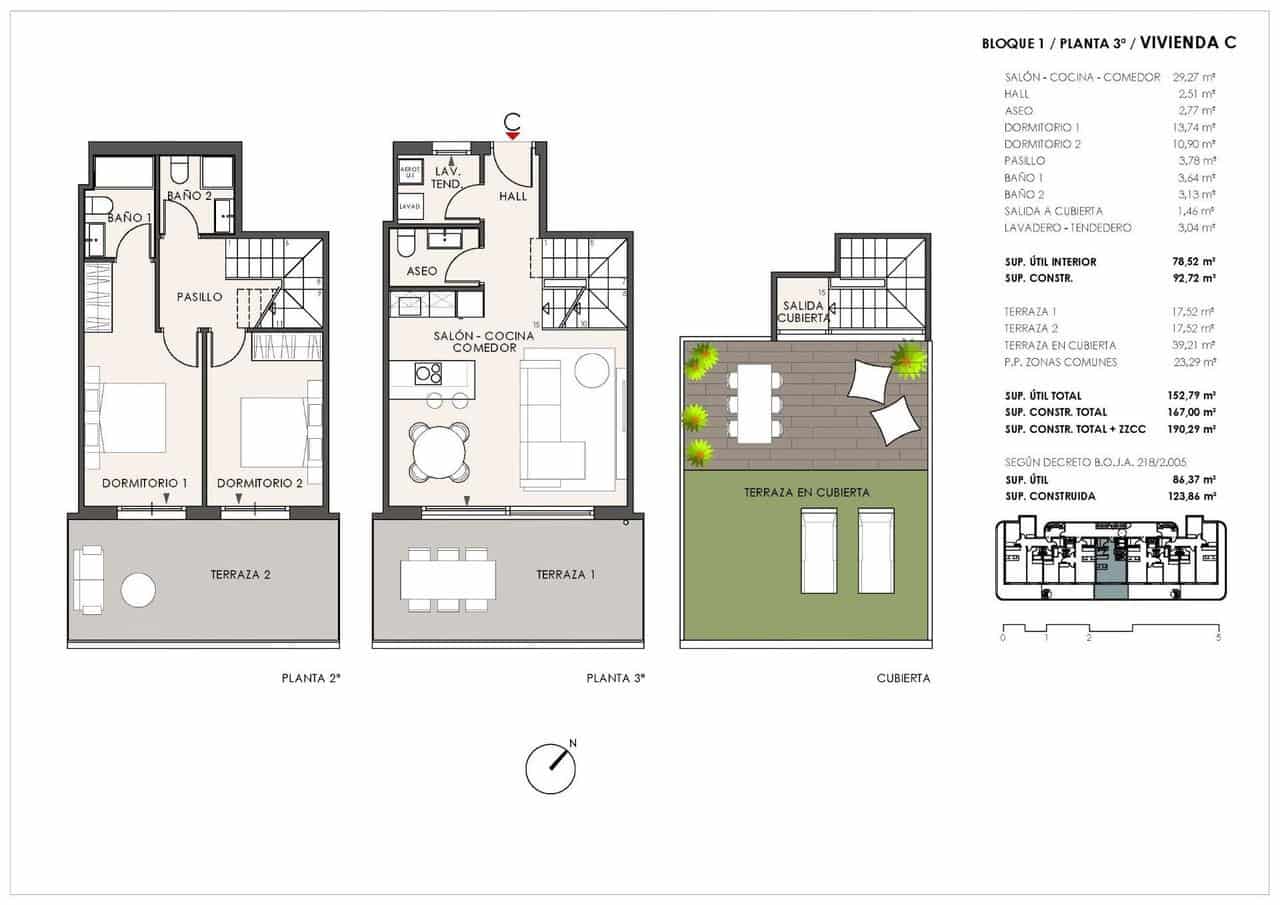 2 sovrum Takvåning till salu i Fuengirola med pool garage - 432 000 € (Ref: 9954833)