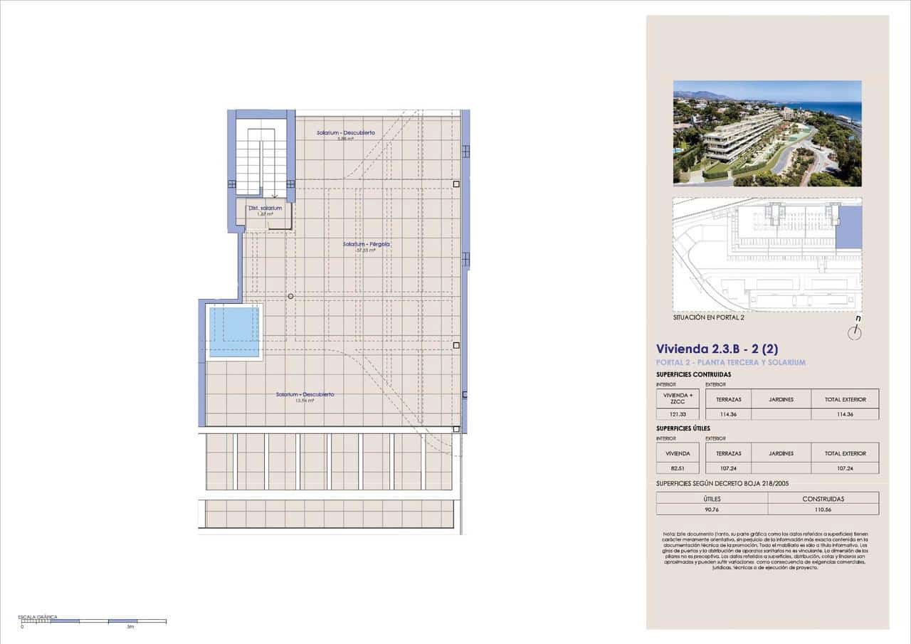 2 sypialnia Penthouse na sprzedaż w Mijas z basenem - 1 060 000 € (Ref: 9954836)