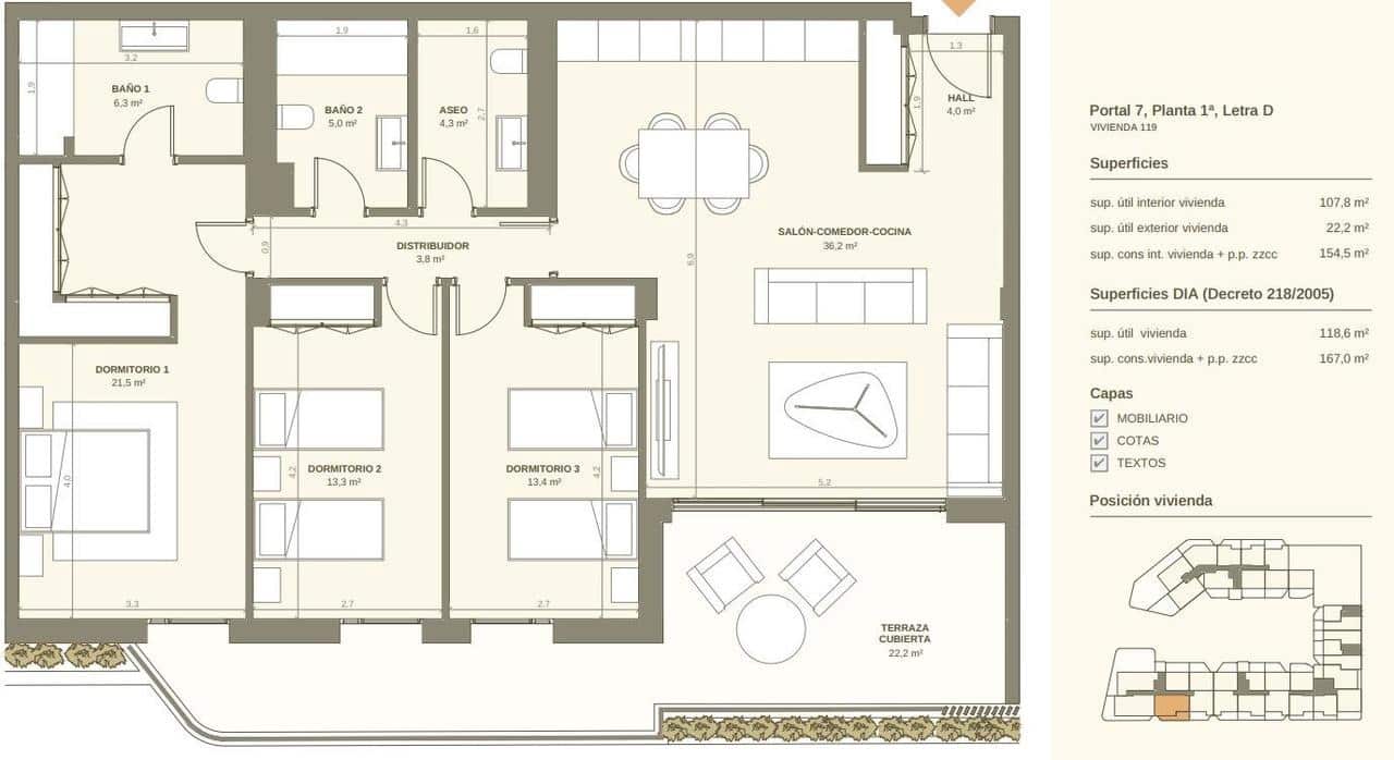 Apartamento de 3 habitaciones en San Pedro de Alcantara en venta con piscina - 806.600 € (Ref: 9954845)