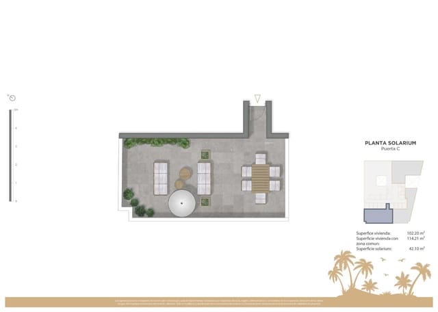 3 bedroom Penthouse for sale in Zona Pueblo, Guardamar del Segura with pool - € 549,500 (Ref: 9955693)