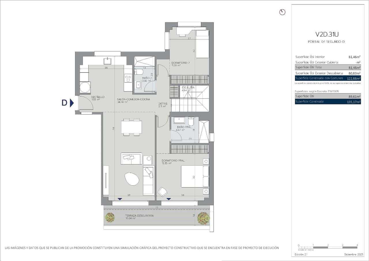 2 Zimmer Penthouse zu verkaufen in Estepona mit Pool - 425.000 € (Ref: 9955696)