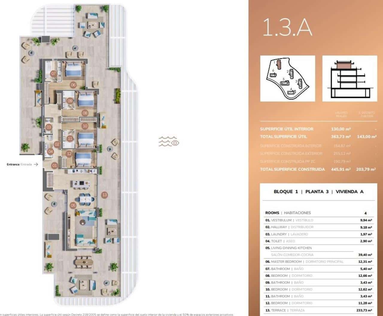 4 soverom Penthouse til salgs i Mijas med svømmebasseng - € 1 650 000 (Ref: 9959329)