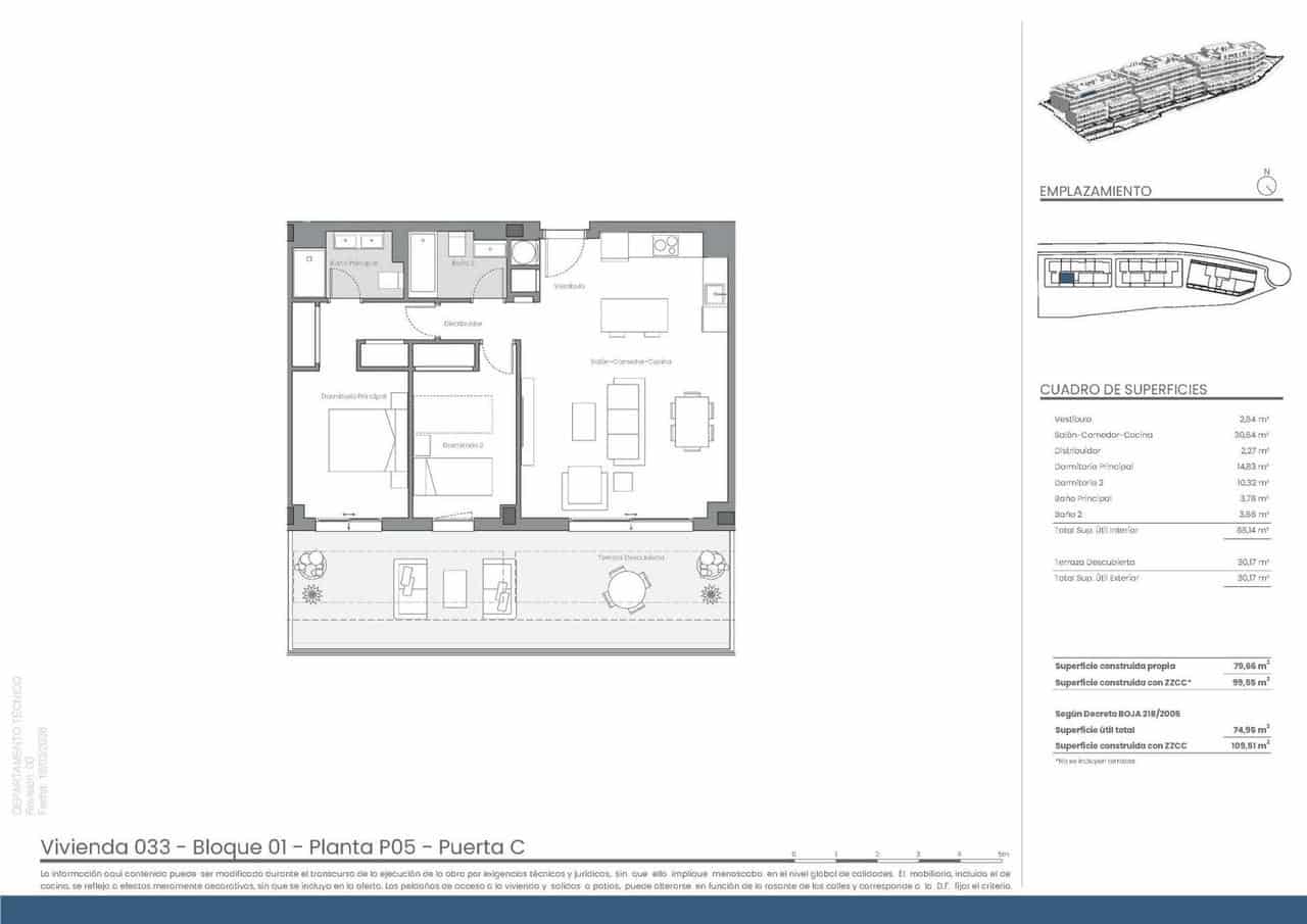 2 soverom Penthouse til salgs i Estepona med svømmebasseng garasje - € 465 000 (Ref: 9962258)