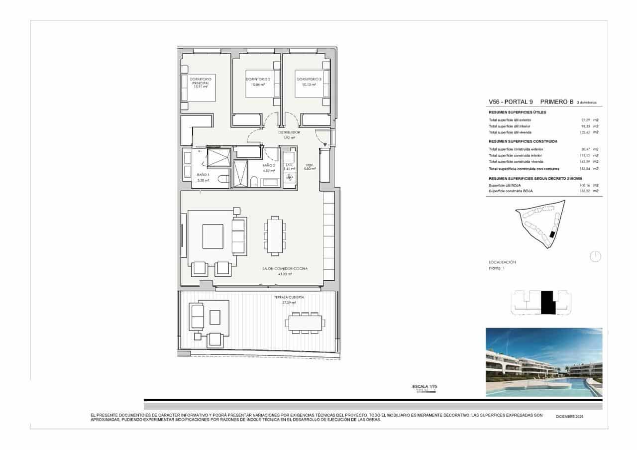 3 sypialnia Apartament na sprzedaż w Estepona z basenem - 865 000 € (Ref: 9966272)