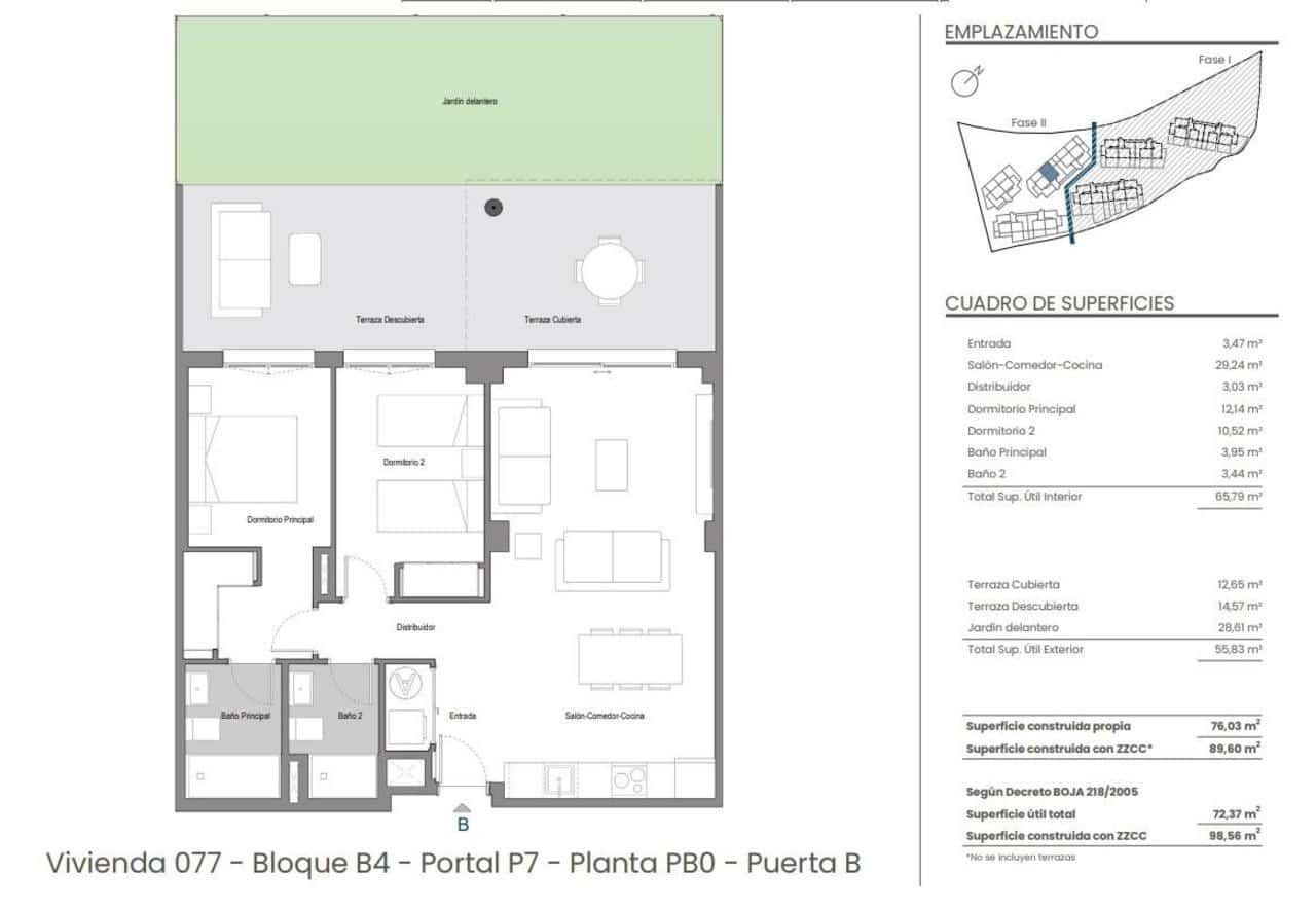 Apartamento de 2 habitaciones en Mijas en venta con piscina garaje - 345.000 € (Ref: 9990311)