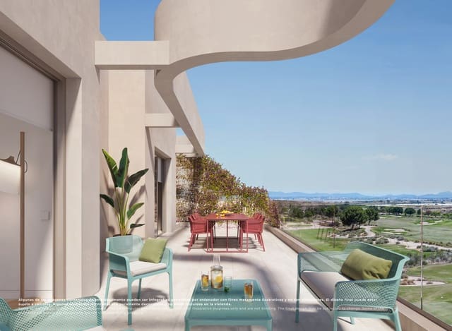 3 soverom Leilighet til salgs i El Valle Golf Resort, Murcia by med svømmebasseng garasje - € 360 000 (Ref: 9994831)