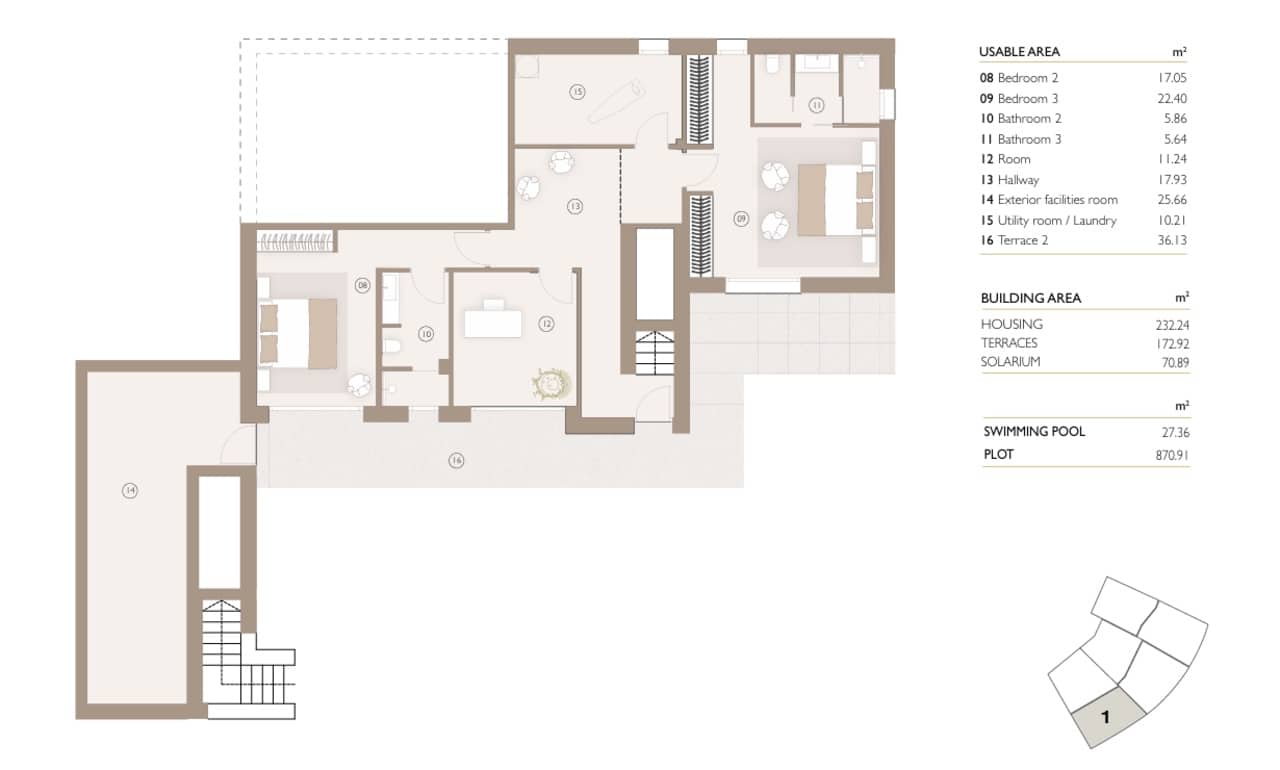 3 soveværelse Villa til salg i Las Colinas Golf med swimmingpool garage - € 1.395.000 (Ref: 9994835)