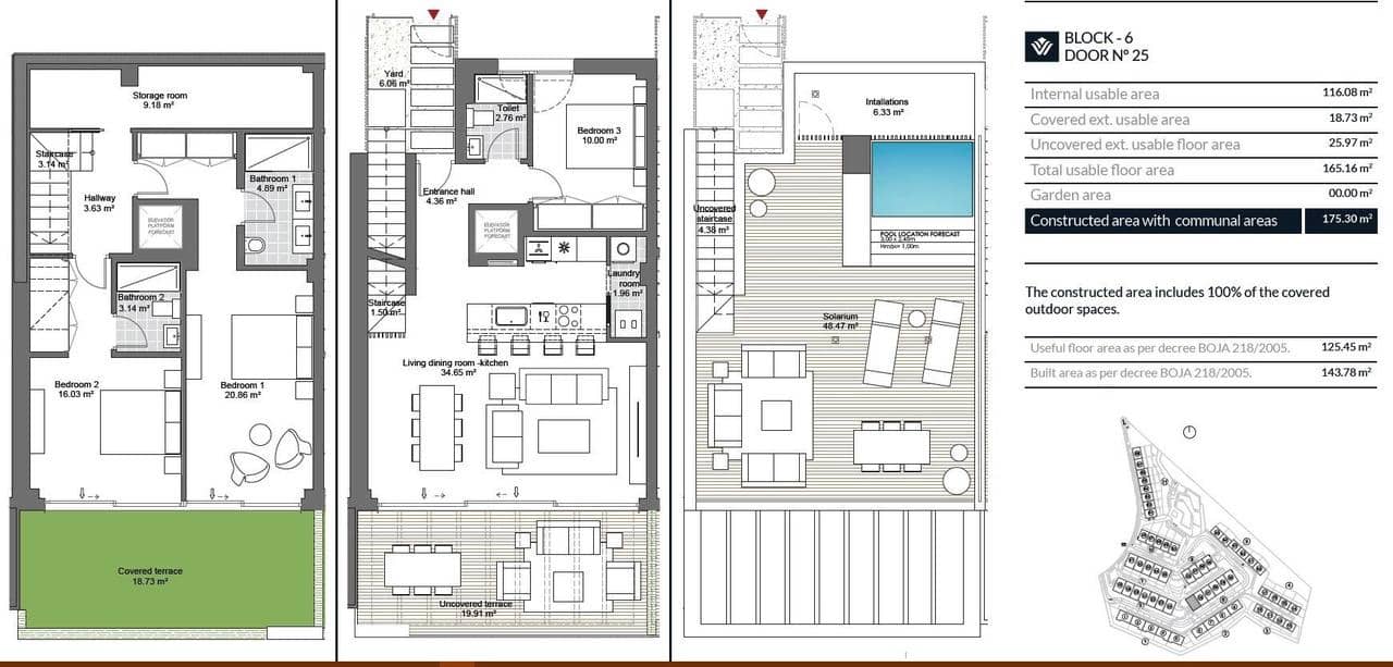 3 soveværelse Byhus til salg i Mijas med swimmingpool garage - € 933.900 (Ref: 9999768)