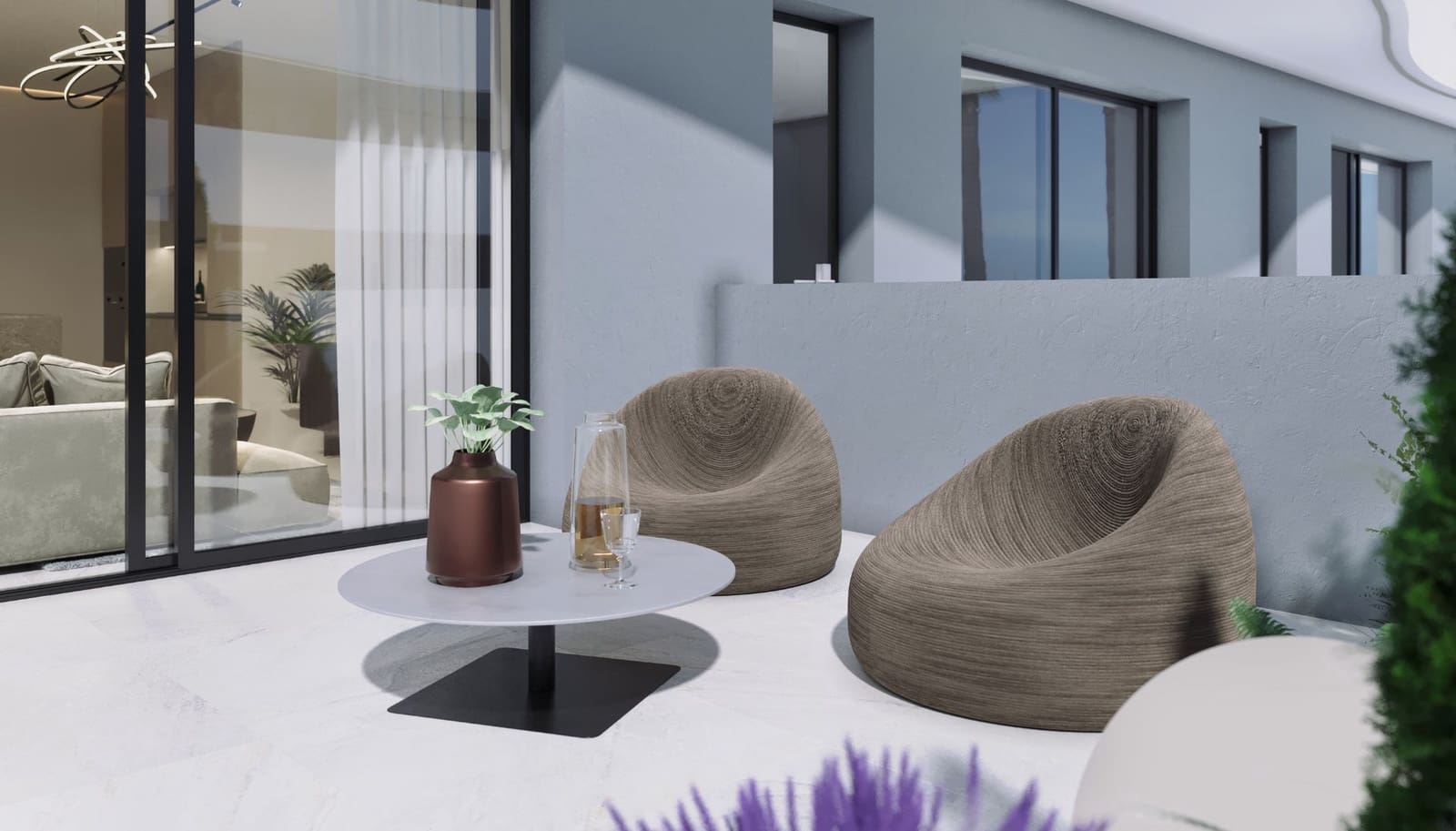 3 soveværelse Semi-Rækkehus til salg i Guardamar del Segura med swimmingpool garage - € 464.000 (Ref: 10015090)