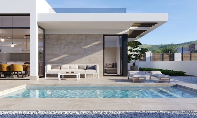 3 soveværelse Villa til salg i Hacienda del Alamo, Fuente Alamo de Murcia med swimmingpool garage - € 374.900 (Ref: 10017102)