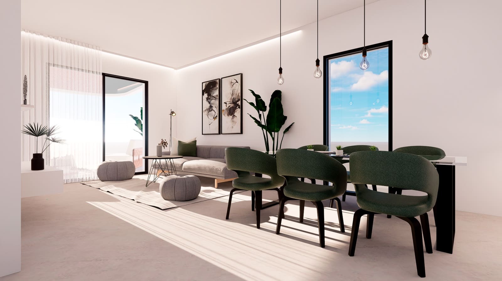 2 sypialnia Apartament na sprzedaż w Finestrat z basenem garażem - 339 900 € (Ref: 10025165)