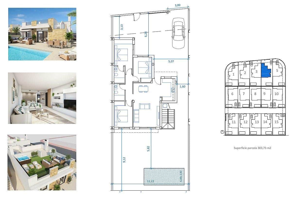 3 chambre Villa/Maison à vendre à San Fulgencio avec piscine garage - 390 500 € (Ref: 9111877)