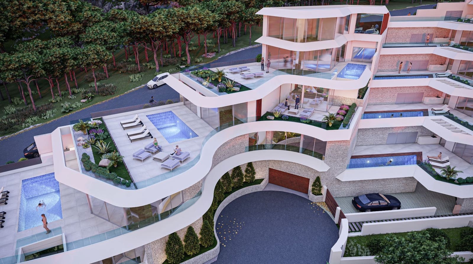 3 chambre Villa/Maison à vendre à Calpe / Calp avec piscine garage - 1 200 000 € (Ref: 9173223)