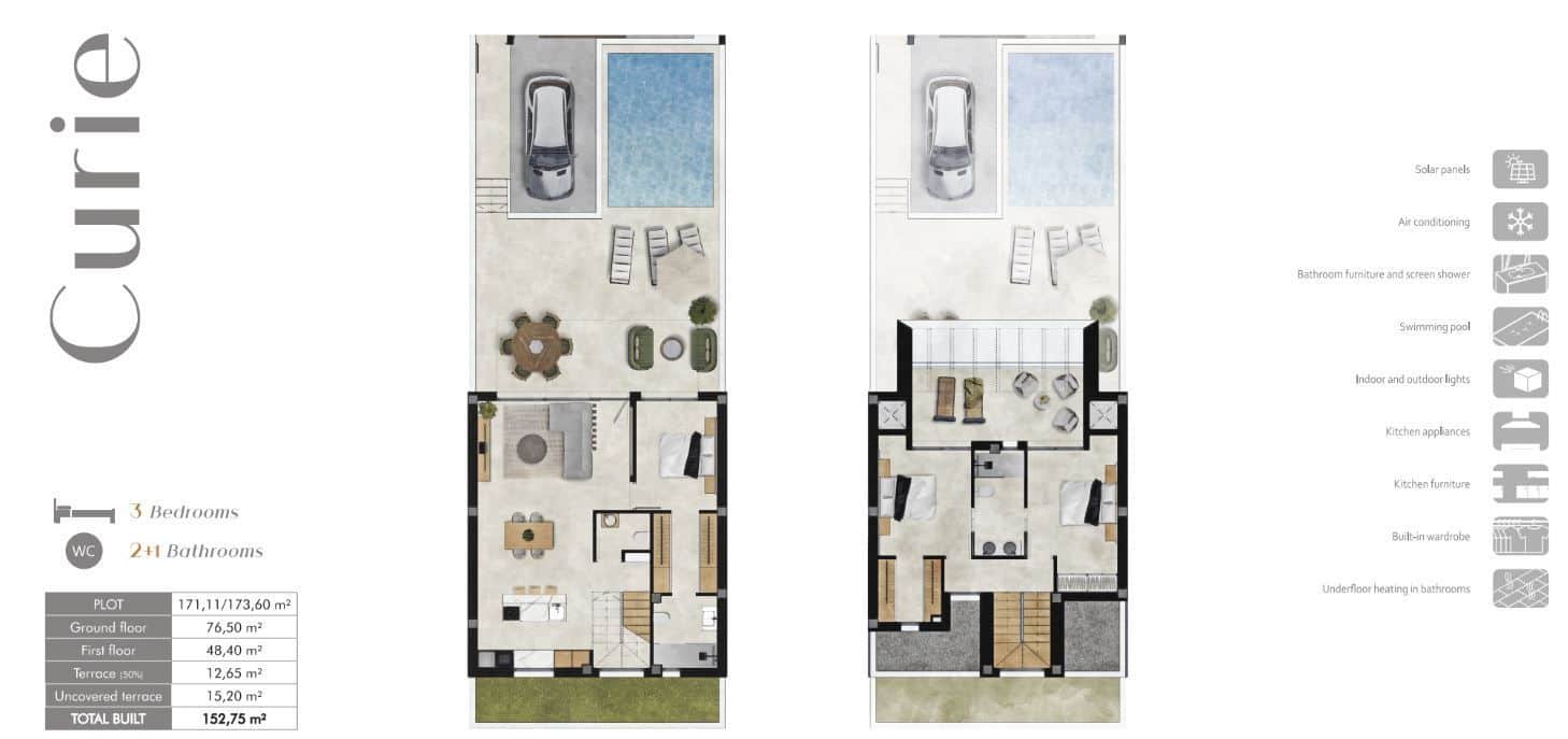 3 quarto Moradia para venda em Dolores com piscina garagem - 389 000 € (Ref: 9239624)