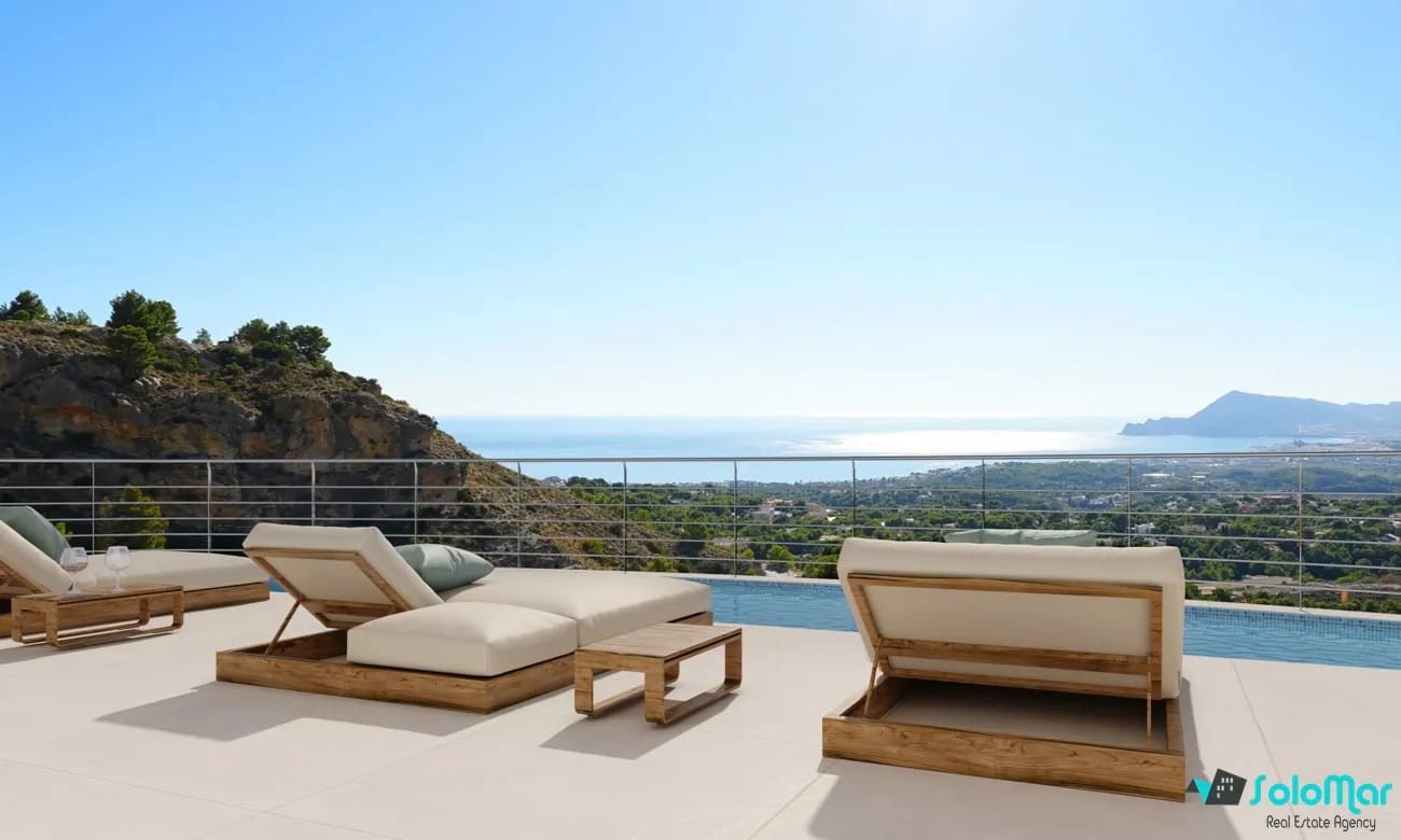 4 soveværelse Villa til salg i Altea la Vella med swimmingpool - € 2.146.000 (Ref: 5440531)