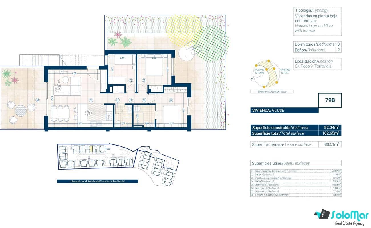 3 bedroom Apartment for sale in Torrevieja with pool - € 289,900 (Ref: 5540681)
