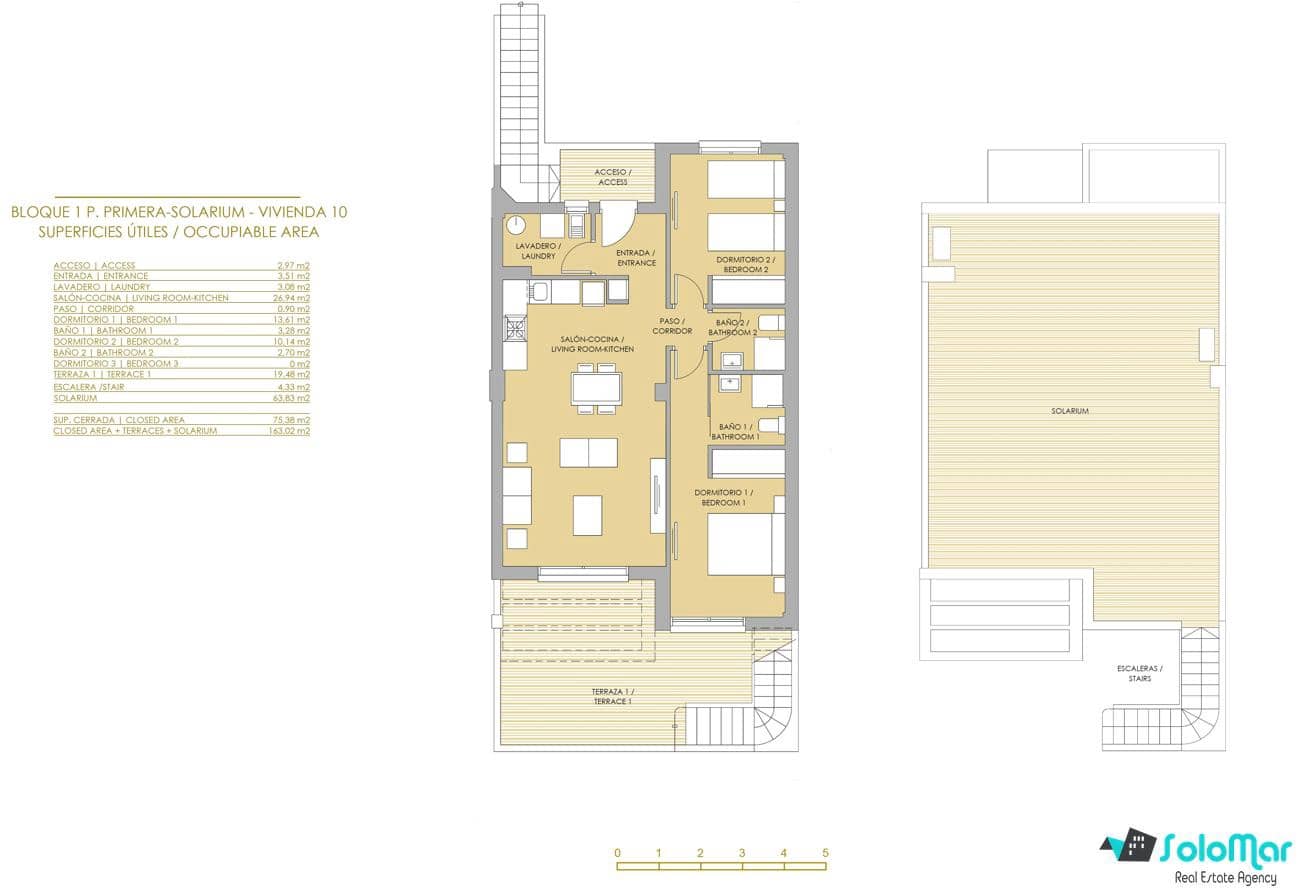 2 bedroom Apartment for sale in Orihuela Costa with pool - € 269,900 (Ref: 5542199)
