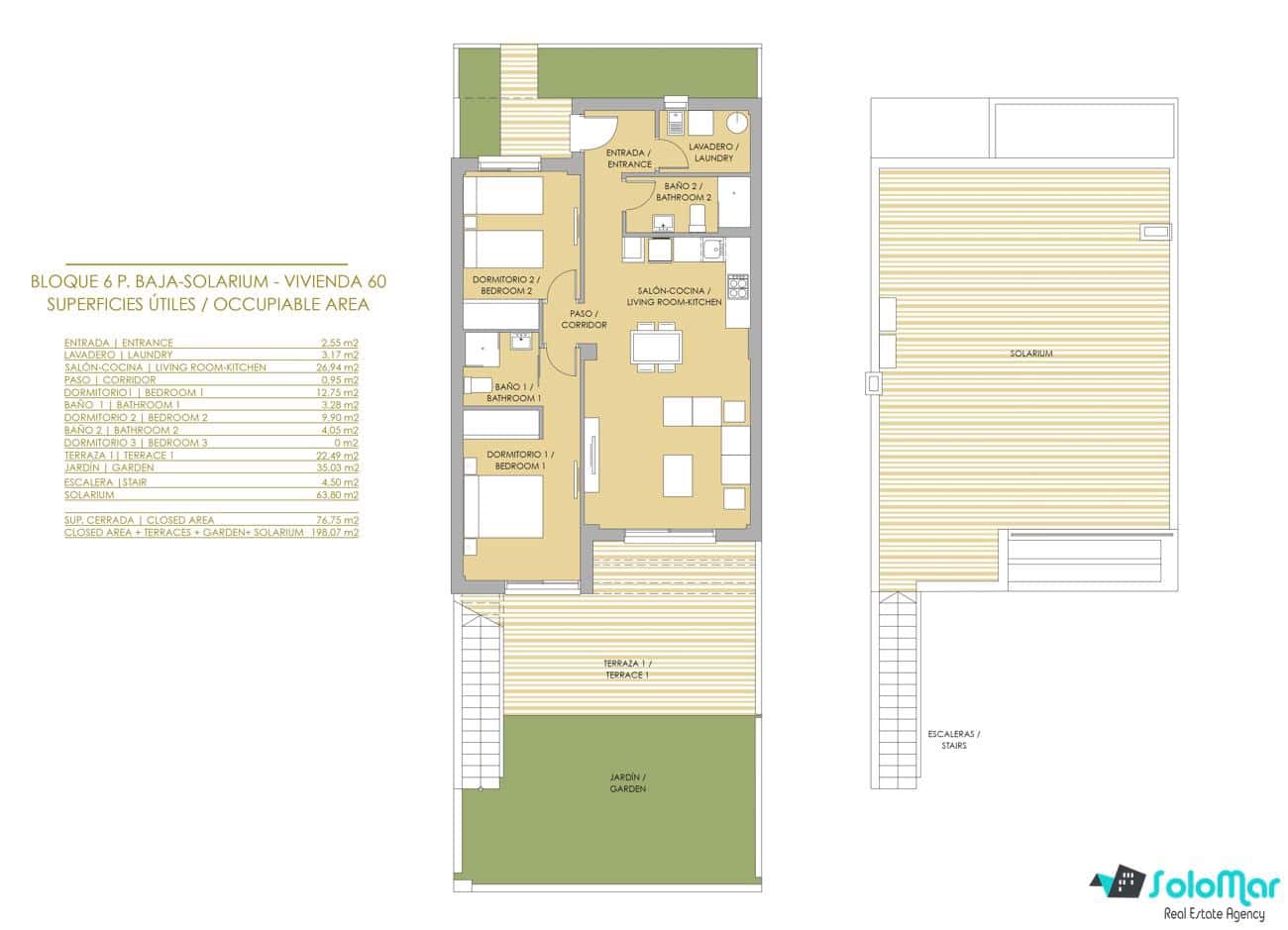 2 bedroom Apartment for sale in Orihuela Costa with pool - € 309,900 (Ref: 5542201)