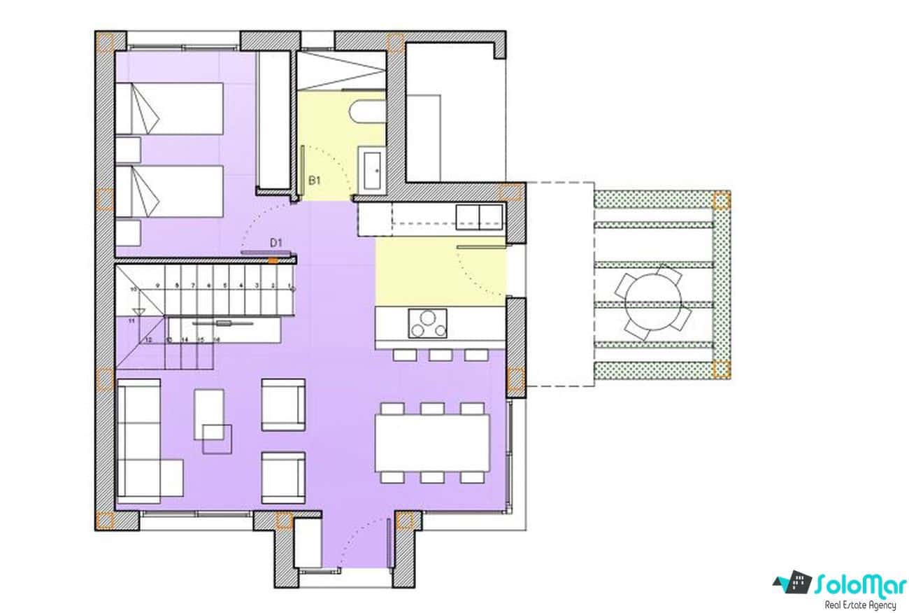 3 quarto Moradia para venda em Playa Honda com piscina - 595 000 € (Ref: 5745343)