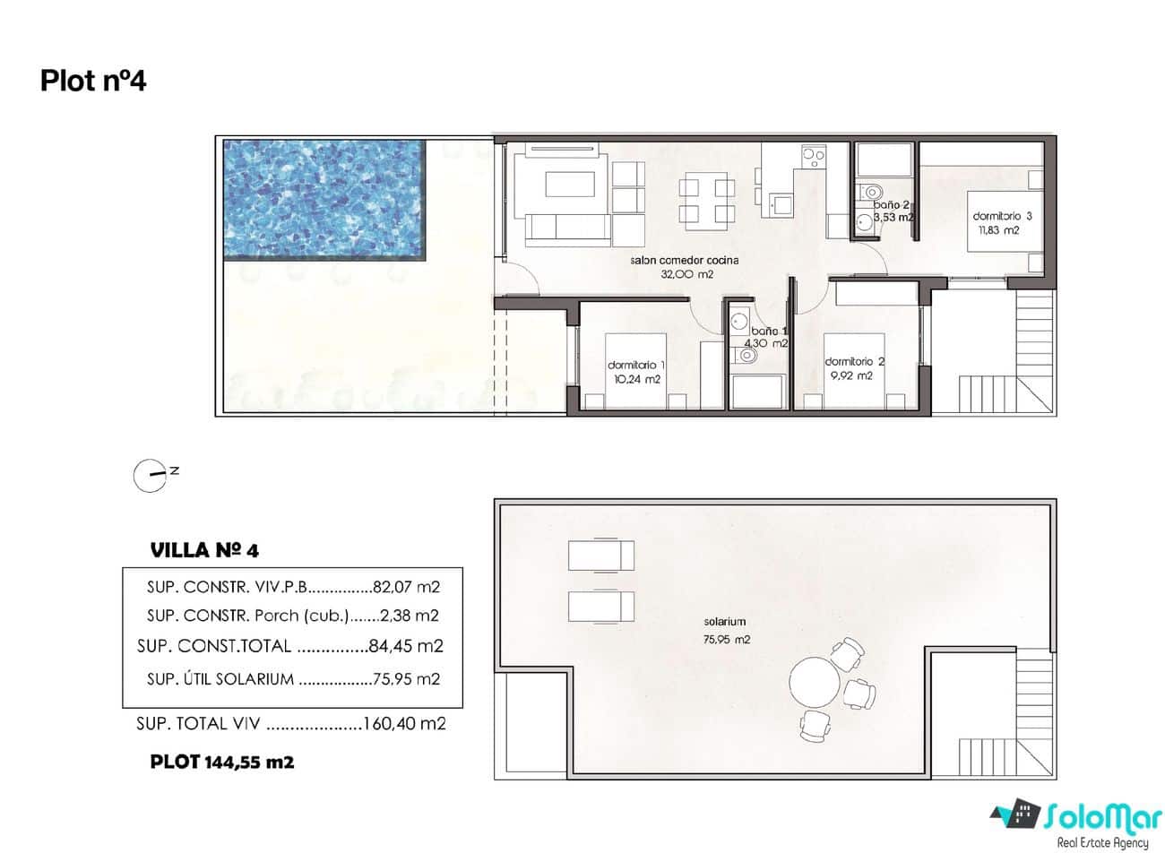 3 bedroom Villa for sale in Pilar de la Horadada - € 355,900 (Ref: 5850103)