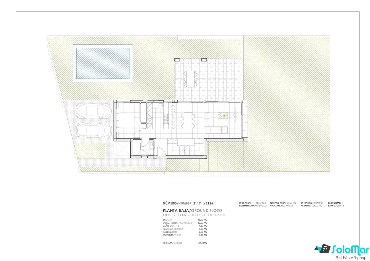 4 quarto Moradia para venda em Algorfa com piscina garagem - 679 000 € (Ref: 5985694)
